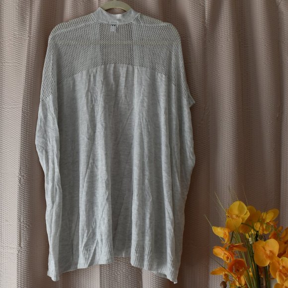 USED A New Day Gray Open Light Sweater OSFM - Picture 3 of 6